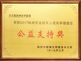 公益支持奖