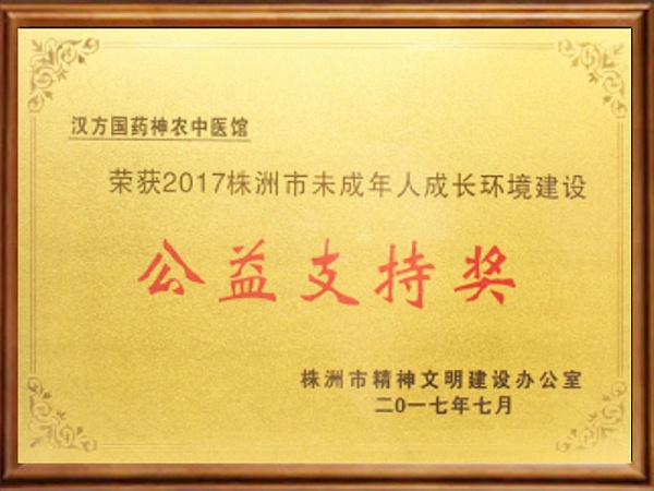 公益支持奖