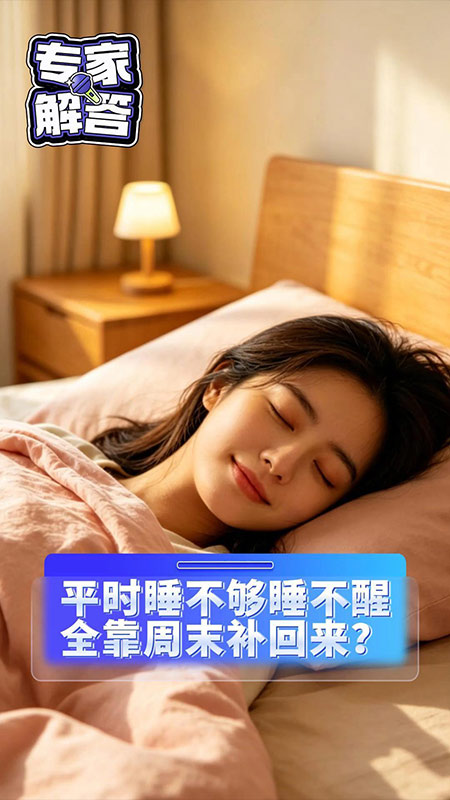 平时不睡觉，全靠周末补回来？